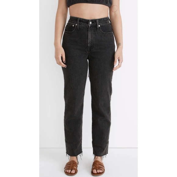 MADEWELL Curvy Perfect Vintage Straight Jeans - Picture 1 of 7